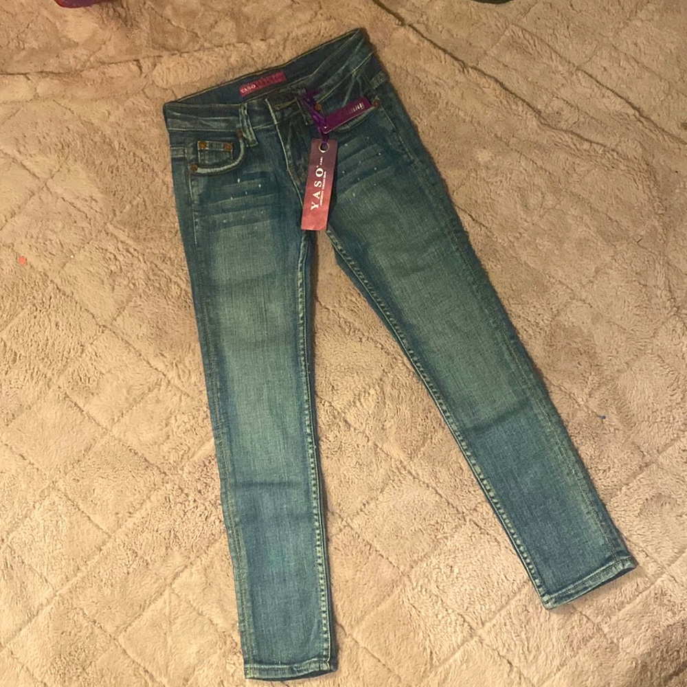 YASO Amethyst Collection Girls Skinny Jeans Size 7